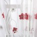 YXH-ZZY Rideau de Porte  Porte de Rideau de séparation de Fleur de Cinq pétales de Dentelle de Broderie de chiffrement Anti-Moustique de ménage de Double Couche Pink 34 * 48inch - B07T4HBK2D
